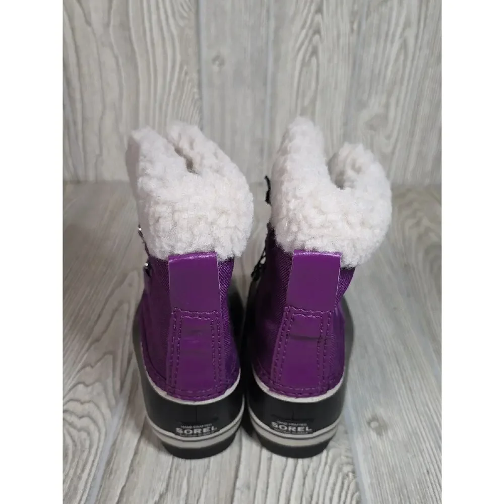 Sorel Yoot Pac Nylon Waterproof Winter Boots Toddler Kids Size 9 NEW
